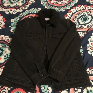 Old Navy denim Sherpa-lined jacket